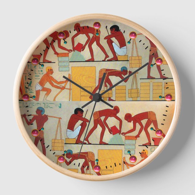 ARCHITEKTURELLER BAU VON ANTIQUE ÄGYPT UHR (Vorderseite)