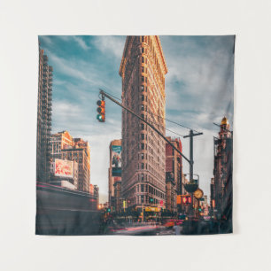 ARCHITEKTURFOTOGRAFIE DES BRAUNEN GEBÄUDES WANDTEPPICH