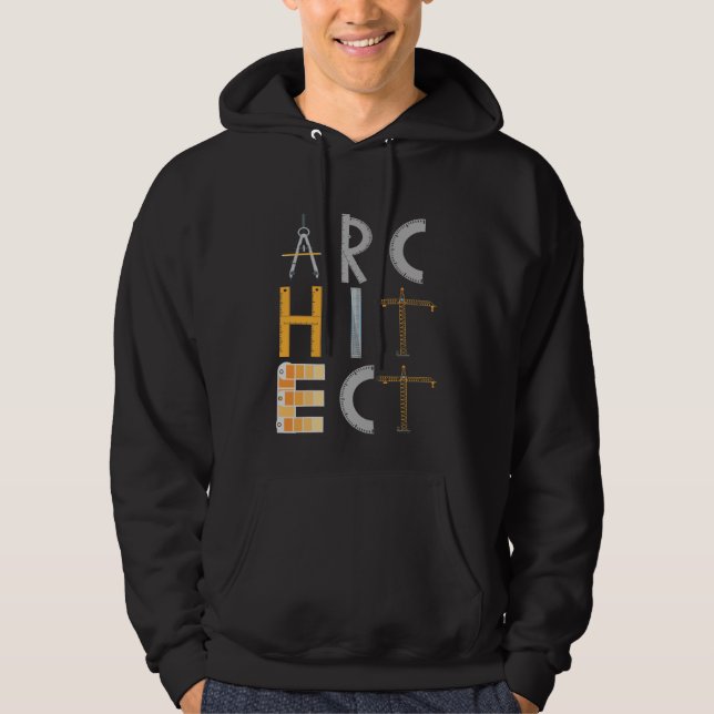 Architekturgeschenke Architekturstudenten Hoodie (Vorderseite)