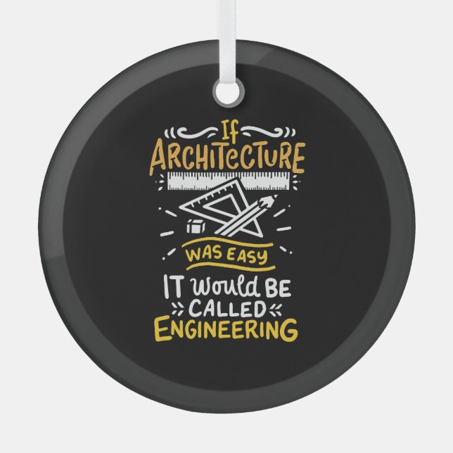 Architekturgeschenke Ornament Aus Glas (Vorderseite)