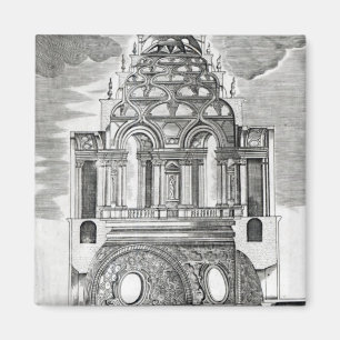 Architekturillustration Magnet