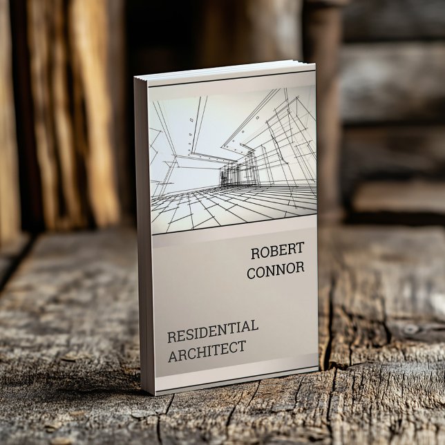 Architekturkarte Zeichnend Sketch House Design Car Visitenkarte (Perfect for business)