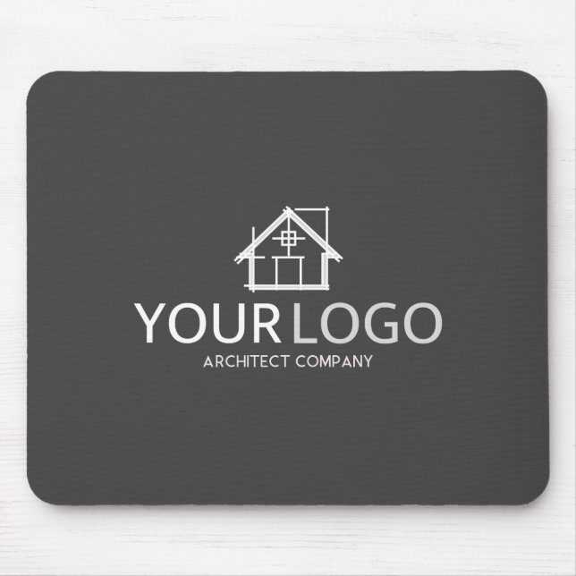 Architekturlogo für das Unternehmensgründungsunter Mousepad (Vorne)