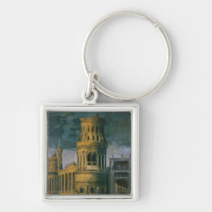 Architekturphantasie Schlüsselanhänger