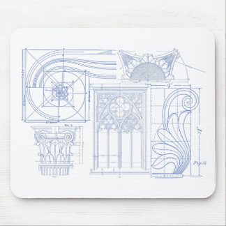 Architekturpläne Mousepad