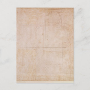 Architekturskizze Postkarte