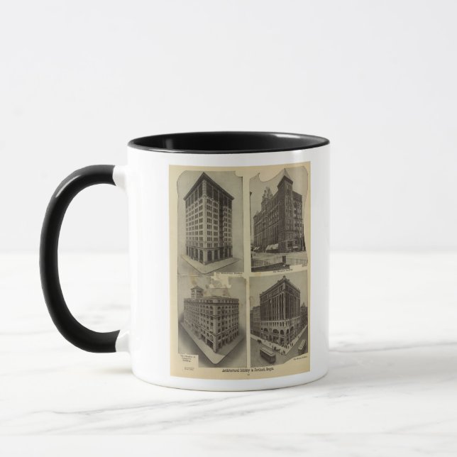 Architektursolidität in Portland, Oregon Tasse (Links)
