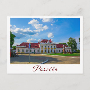 Architekturstation Weißrussland Porechye Parecca Postkarte