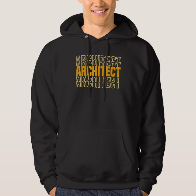 Architekturstudent Hoodie (Vorderseite)