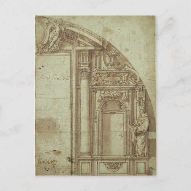 Architekturstudie Postkarte (Vorderseite)