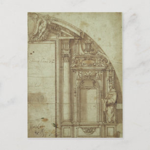 Architekturstudie Postkarte