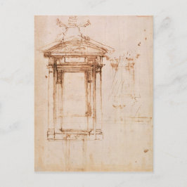 Architekturstudie Postkarte