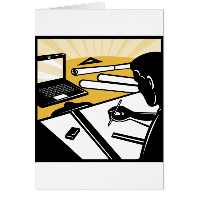 Architekturzeichner an zeichnenarchitekten der (Vorne)