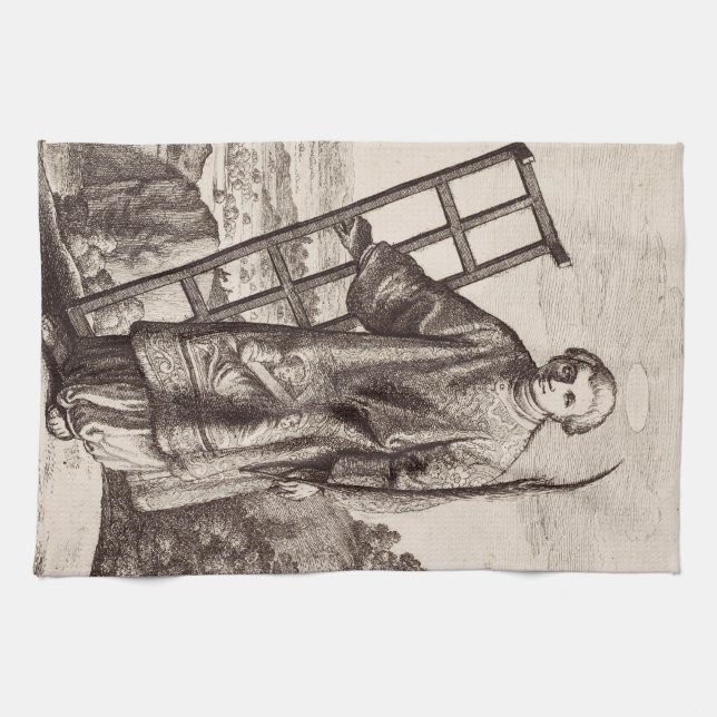 Archiv der Heiligen Heiligen von Saint-Lawrence Geschirrtuch (Horizontal)