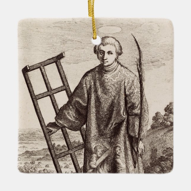 Archiv der Heiligen Heiligen von Saint-Lawrence Keramikornament (Vorderseite)