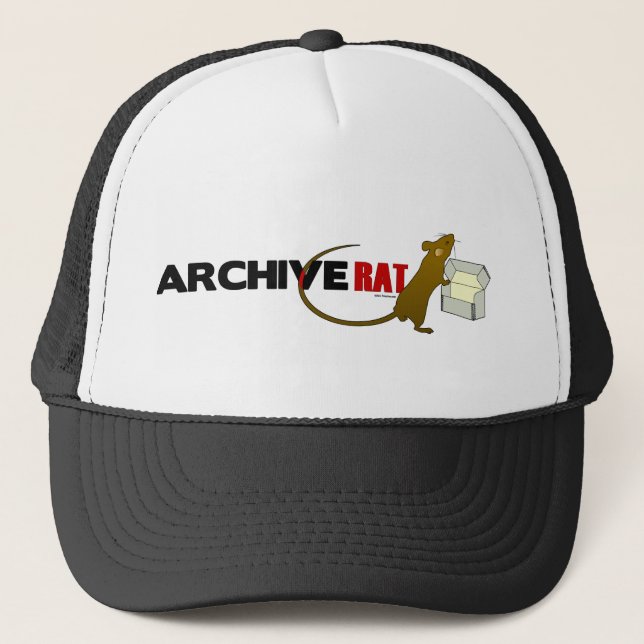 Archiv-Ratte (Version 2) Truckerkappe (Vorderseite)