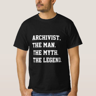 Archivar der Mann, der Mythos, der T - Shirt der L