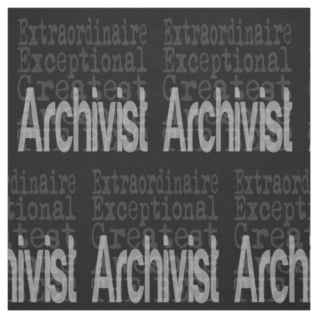 Archivar Extraordinaire Stoff (Muster)