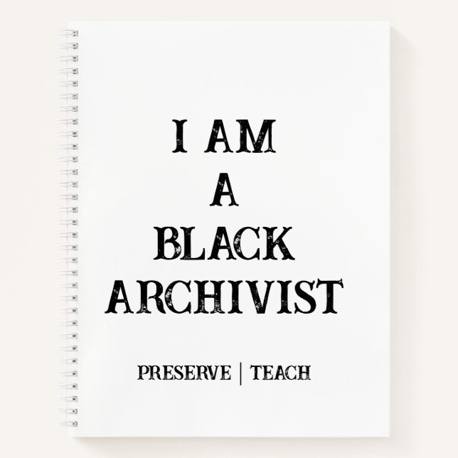 Archivar Feldnotizen Spiralblock Notizbuch (Vorderseite)