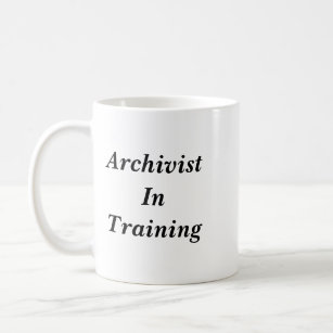 Archivar in der Trainings-Tasse Kaffeetasse