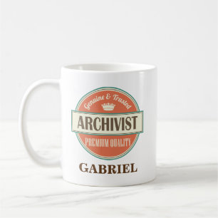 Archivar-personalisiertes Büro-Tassen-Geschenk Kaffeetasse