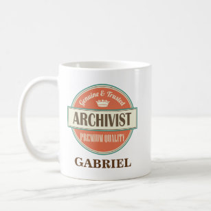 Archivar-personalisiertes Büro-Tassen-Geschenk Kaffeetasse
