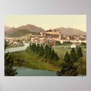 Archivdruck Fussen, Bayern, Deutschland Poster