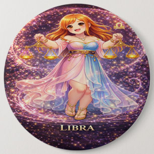 Archivgalaxie: Libra Neon-Harmonie Button