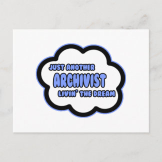 Archivist .. Der Traum von Livin Postkarte