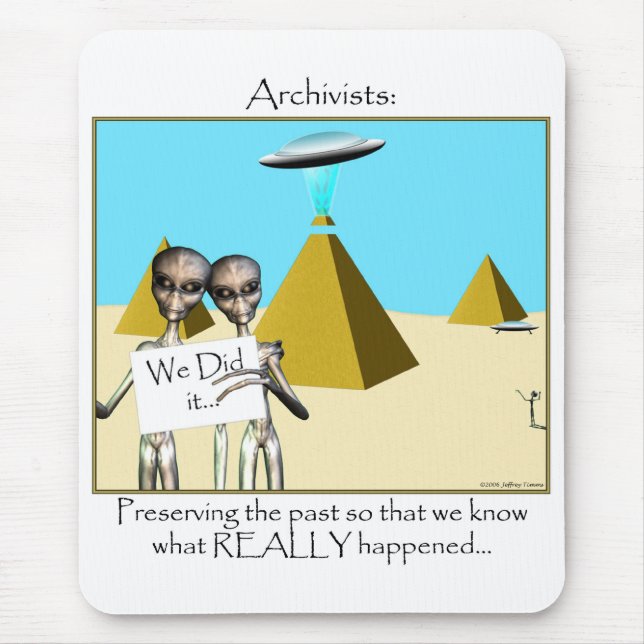 Archivisten - Erhaltung der Vergangenheit (Außerir Mousepad (Vorne)