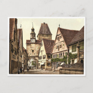 Archway und St. Mark's Tower, Rothenburg (d.h. Postkarte