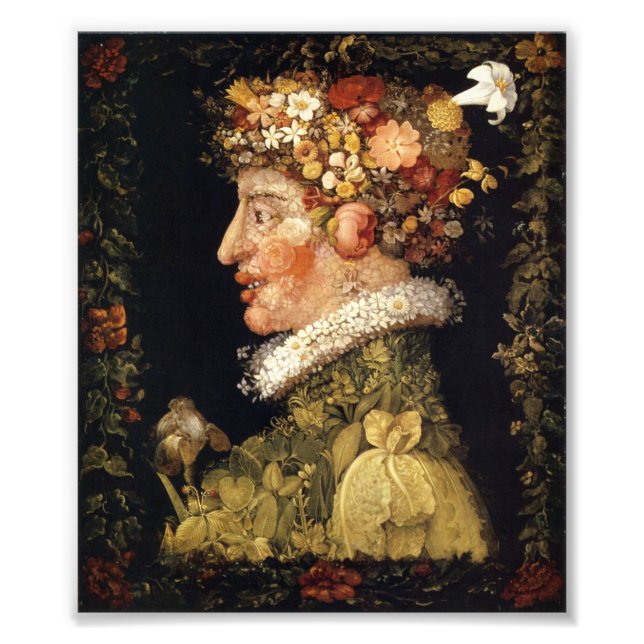 Arcimboldo-Frühjahr Fotodruck (Vorne)