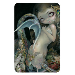 "Arcimboldo Meerjungfrau-" Flexmagnet Magnet