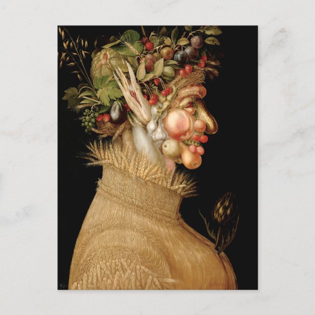Arcimboldo Summer Postcard Postkarte (Vorderseite)