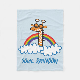 Arco iris del alma fleecedecke