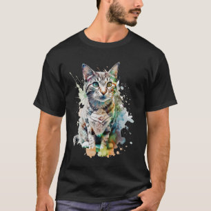 Arcoíris Felino T-Shirt