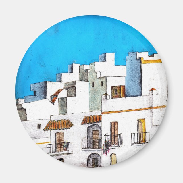 Arcos de la Frontera Spanien Magnet (Vorne)