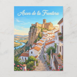 Arcos de la Frontera Spanien Postkarte