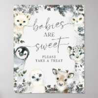 Arctic Animal Winter Onederland Babies sind süß