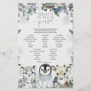 Arctic Animal Winter Onederland Duschbörse