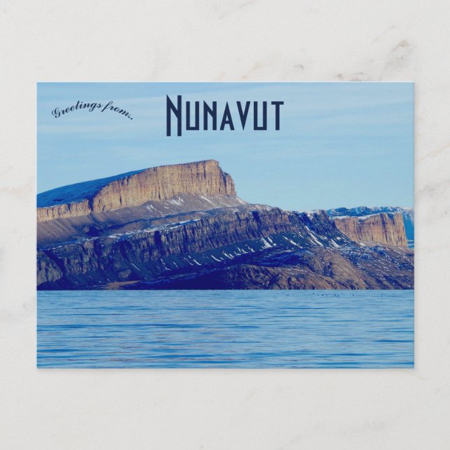 Arctic Bay Nunavut Kanada Postkarte (Vorderseite)