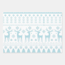 Arctic Blue Folk Art Winter Thema