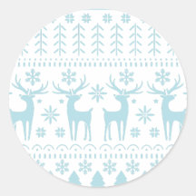 Arctic Blue Folk Art Winter Thema