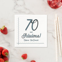 Arctic Blue Siebzig und Fabelhaftes 70. Geburtstag