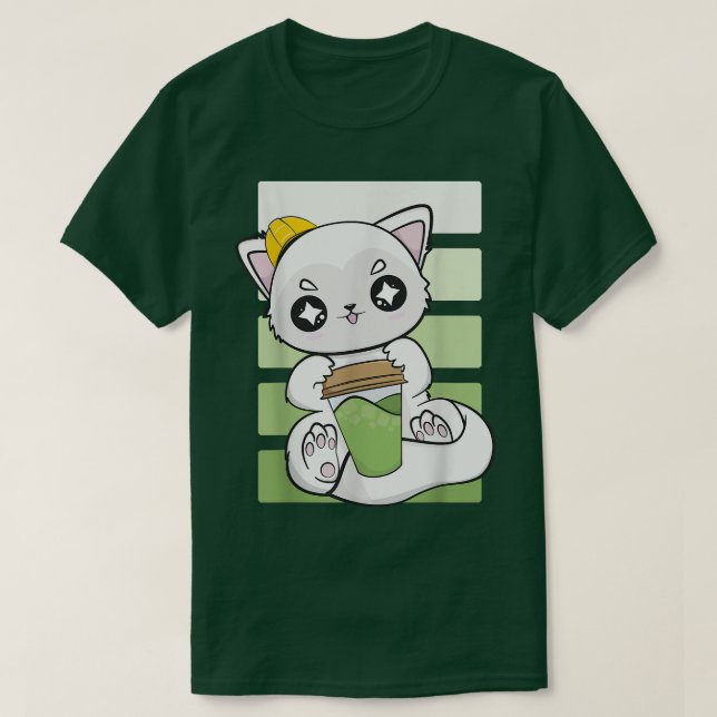 Arctic Fo Drinks Boba Tea And Mochi For Constructi T-Shirt (Design vorne)