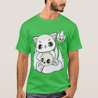 Arctic Fo spielt mit Kawaii Halloweenoy für Horror T-Shirt