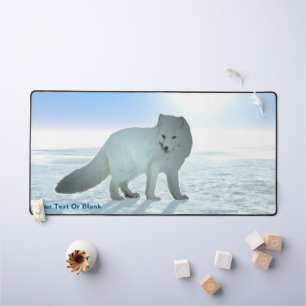 Arctic Fox Akrylic Print Schreibtischunterlage