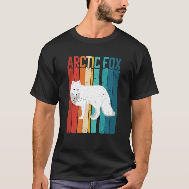 Arctic Fox Artic Animals Cute Artic Fox Pajamas T-Shirt (Vorderseite)