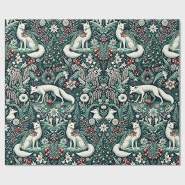 Arctic Fox I Holiday Gift Wrap Geschenkpapier