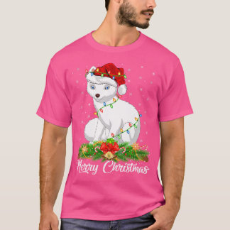 Arctic Fox Lover Matching Weihnachtsmannmütze Arct T-Shirt